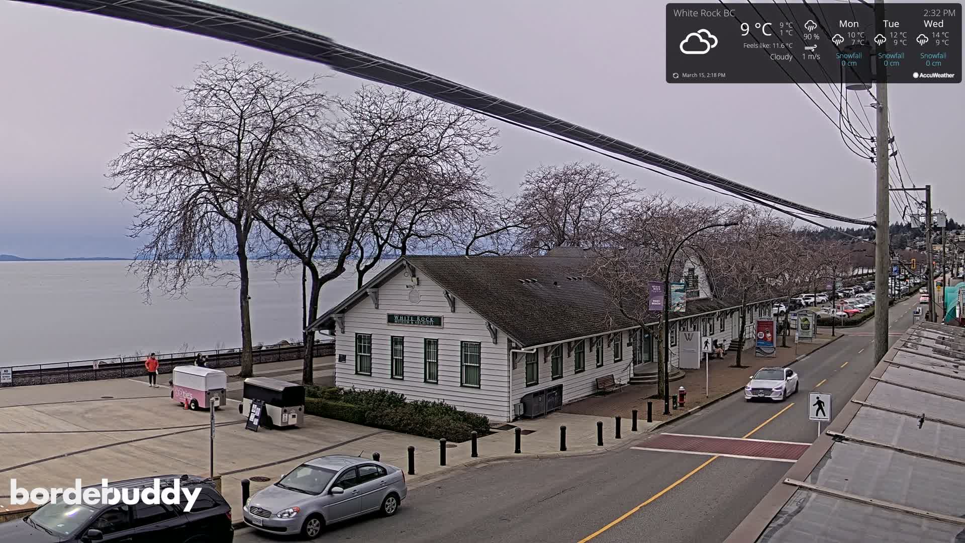 White Rock City Museum & Boundary Bay View Live Cam - White Rock, Metro Vancouver, British Columbia, Canada