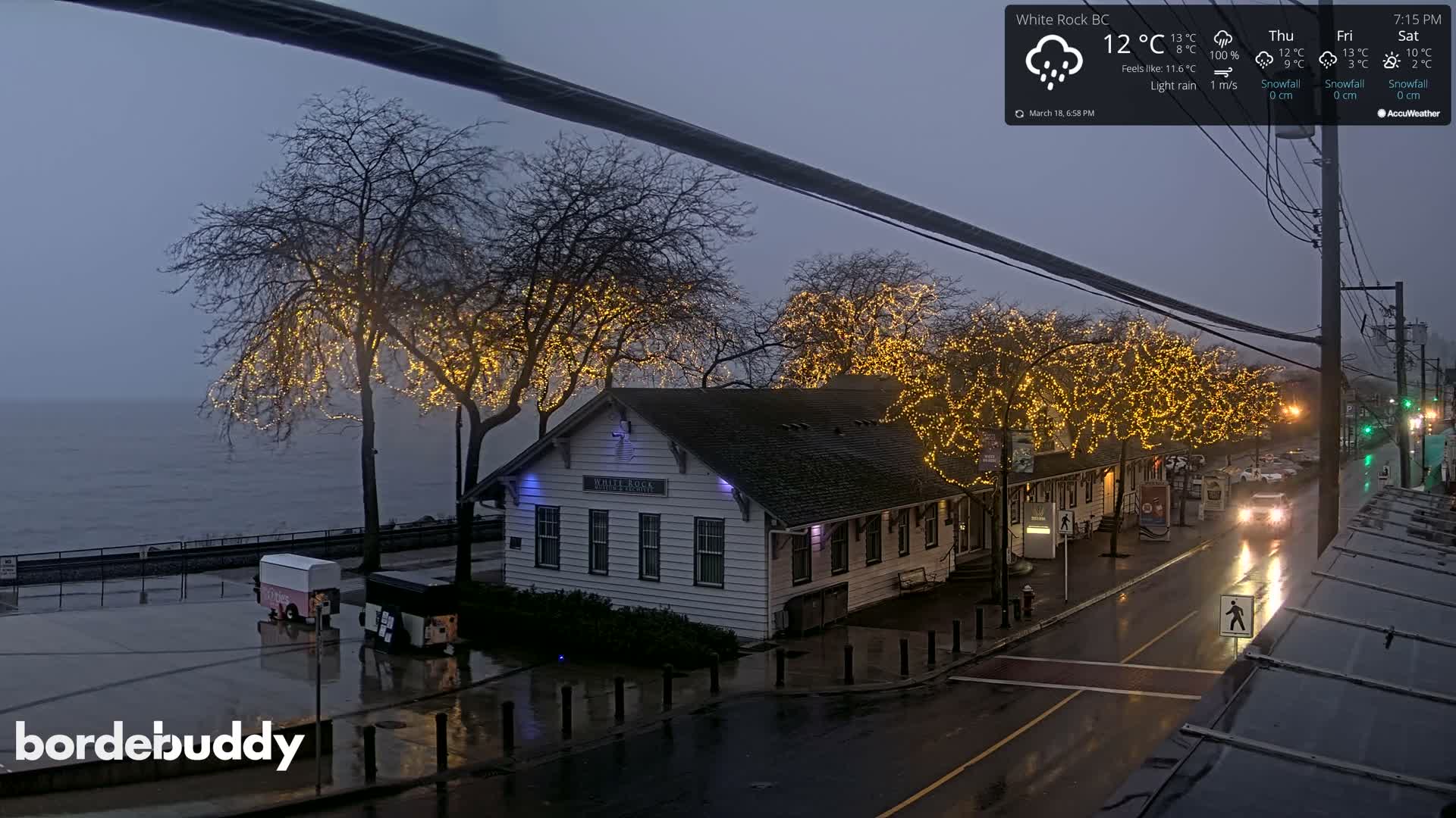 White Rock City Museum & Boundary Bay View Live Cam - White Rock, Metro Vancouver, British Columbia, Canada