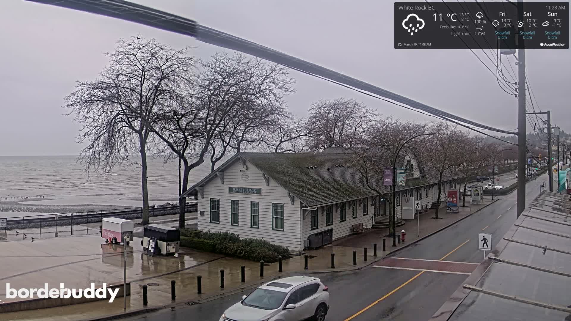 White Rock City Museum & Boundary Bay View Live Cam - White Rock, Metro Vancouver, British Columbia, Canada