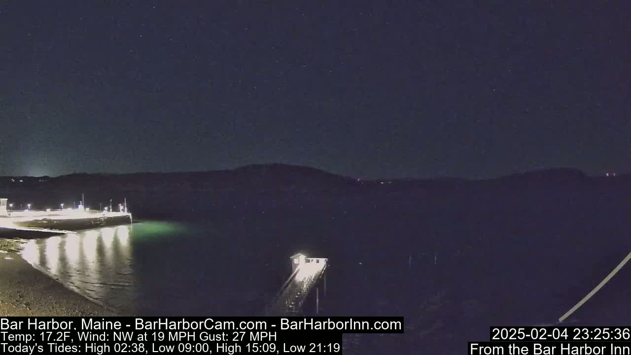 Bar Harbor North View Live Cam - Maine, USA