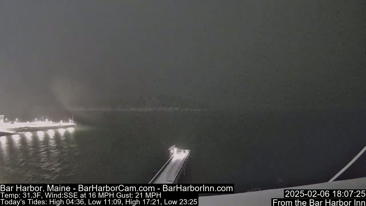 Bar Harbor North View Live Cam - Maine, USA
