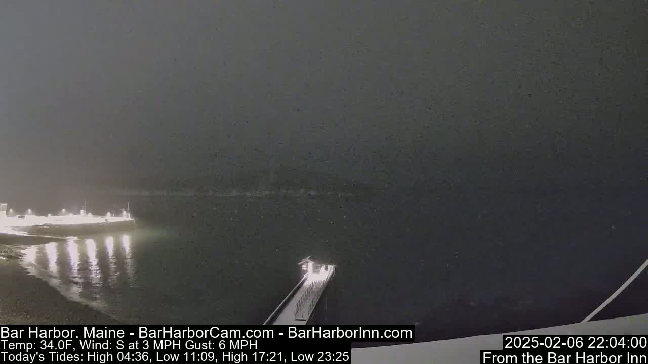 Bar Harbor North View Live Cam - Maine, USA