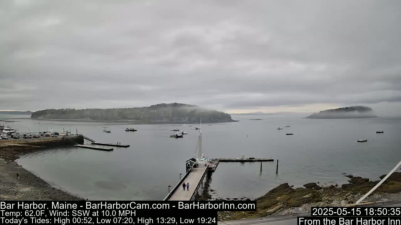 Bar Harbor North View Live Cam - Maine, USA