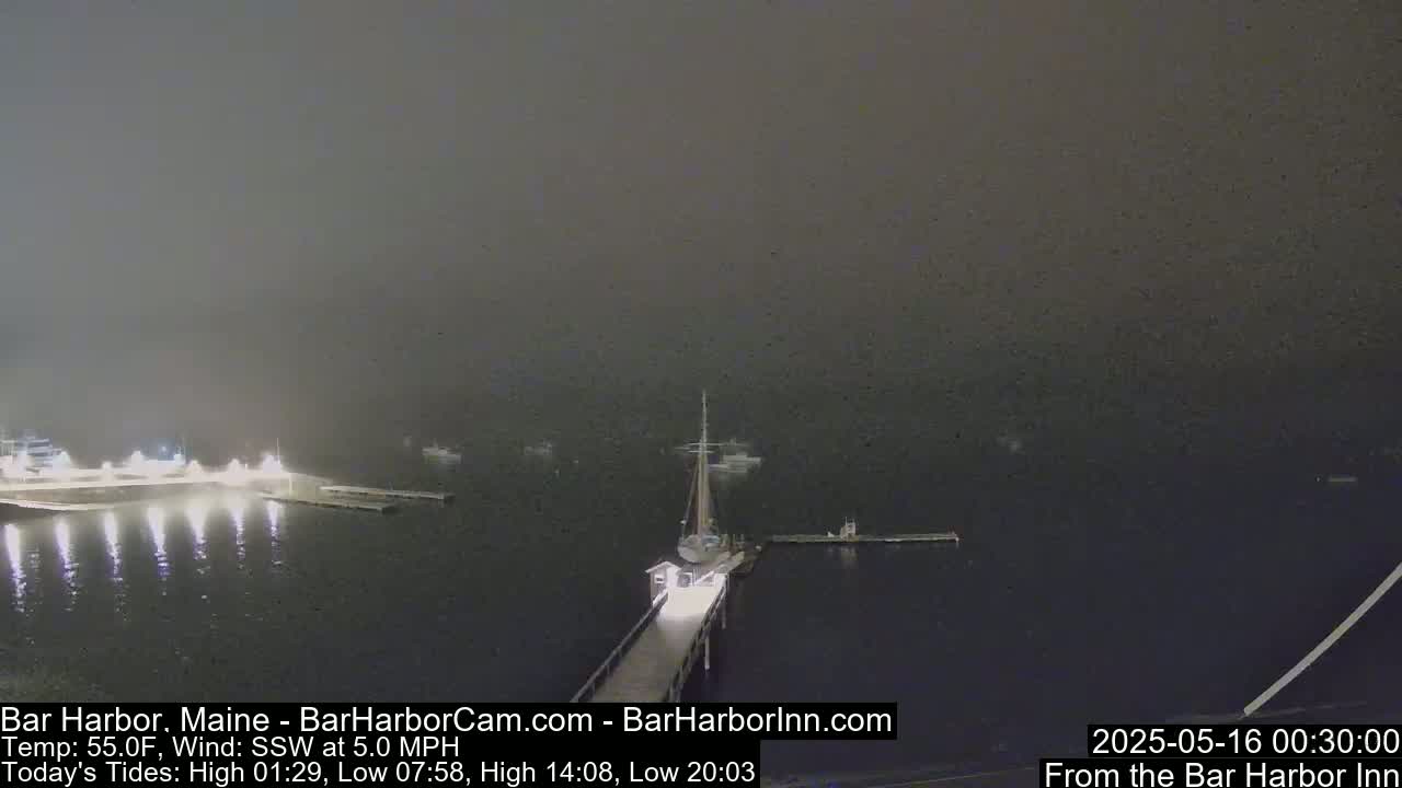 Bar Harbor North View Live Cam - Maine, USA