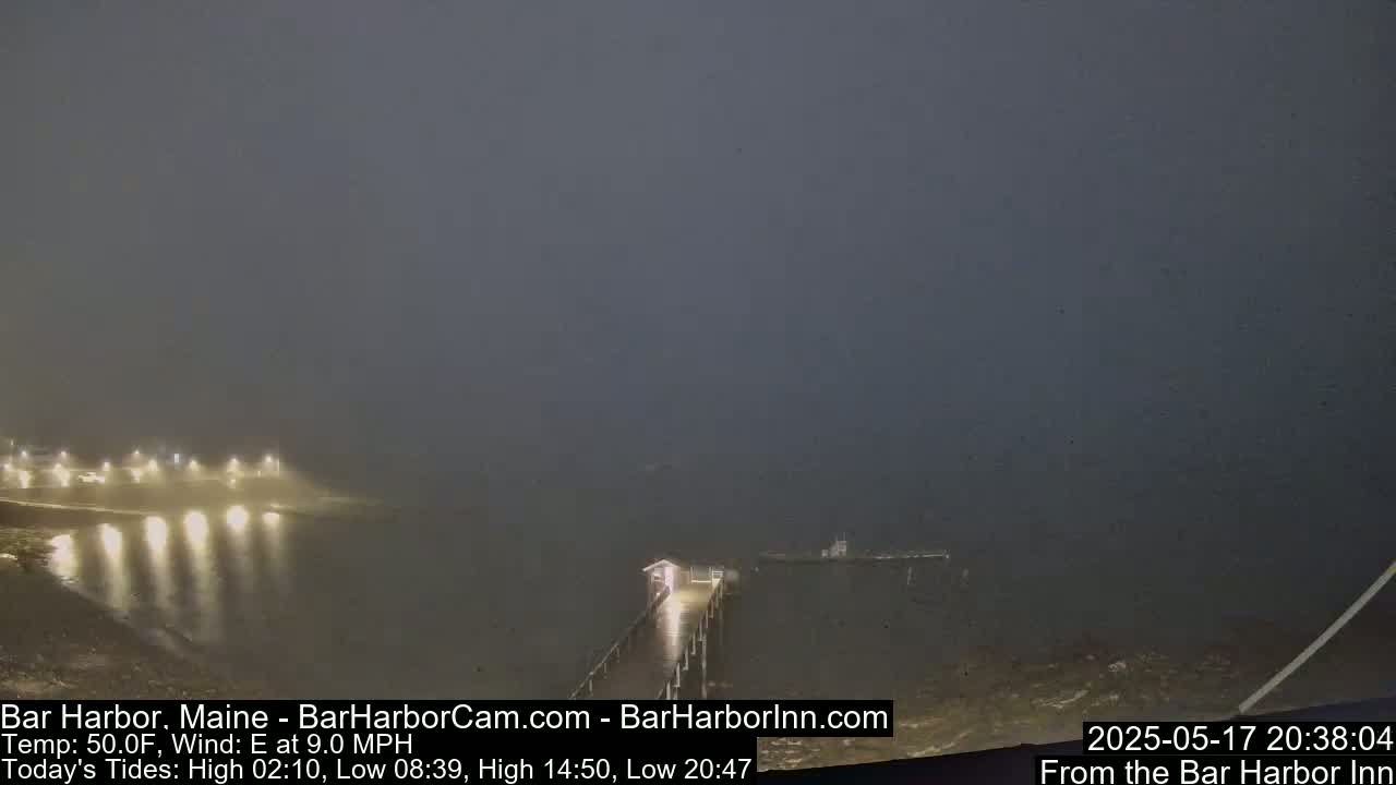 Bar Harbor North View Live Cam - Maine, USA