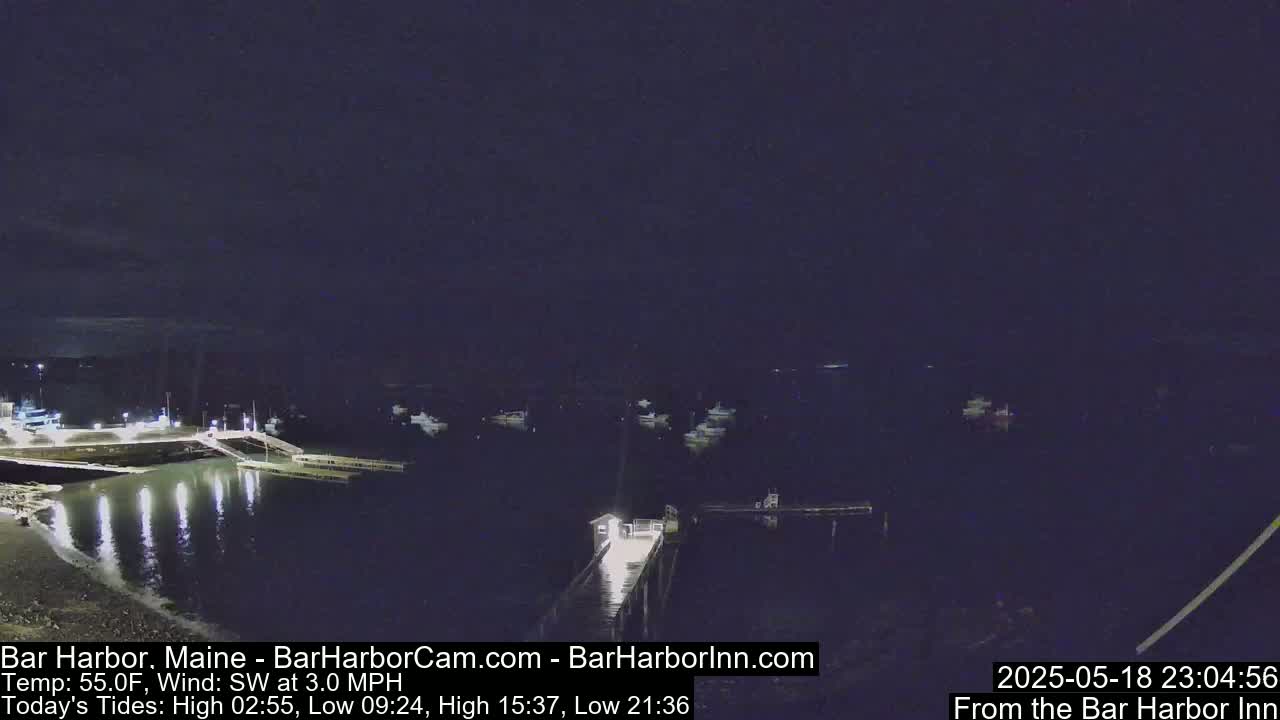 Bar Harbor North View Live Cam - Maine, USA