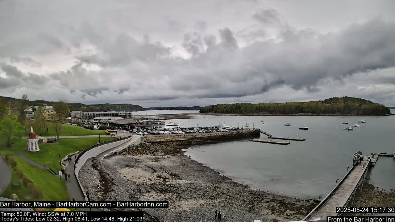 Bar Harbor North View Live Cam - Maine, USA
