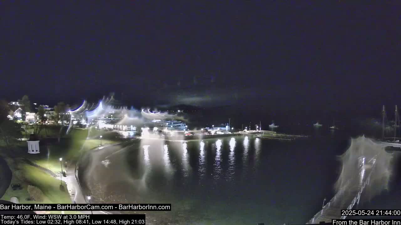 Bar Harbor North View Live Cam - Maine, USA