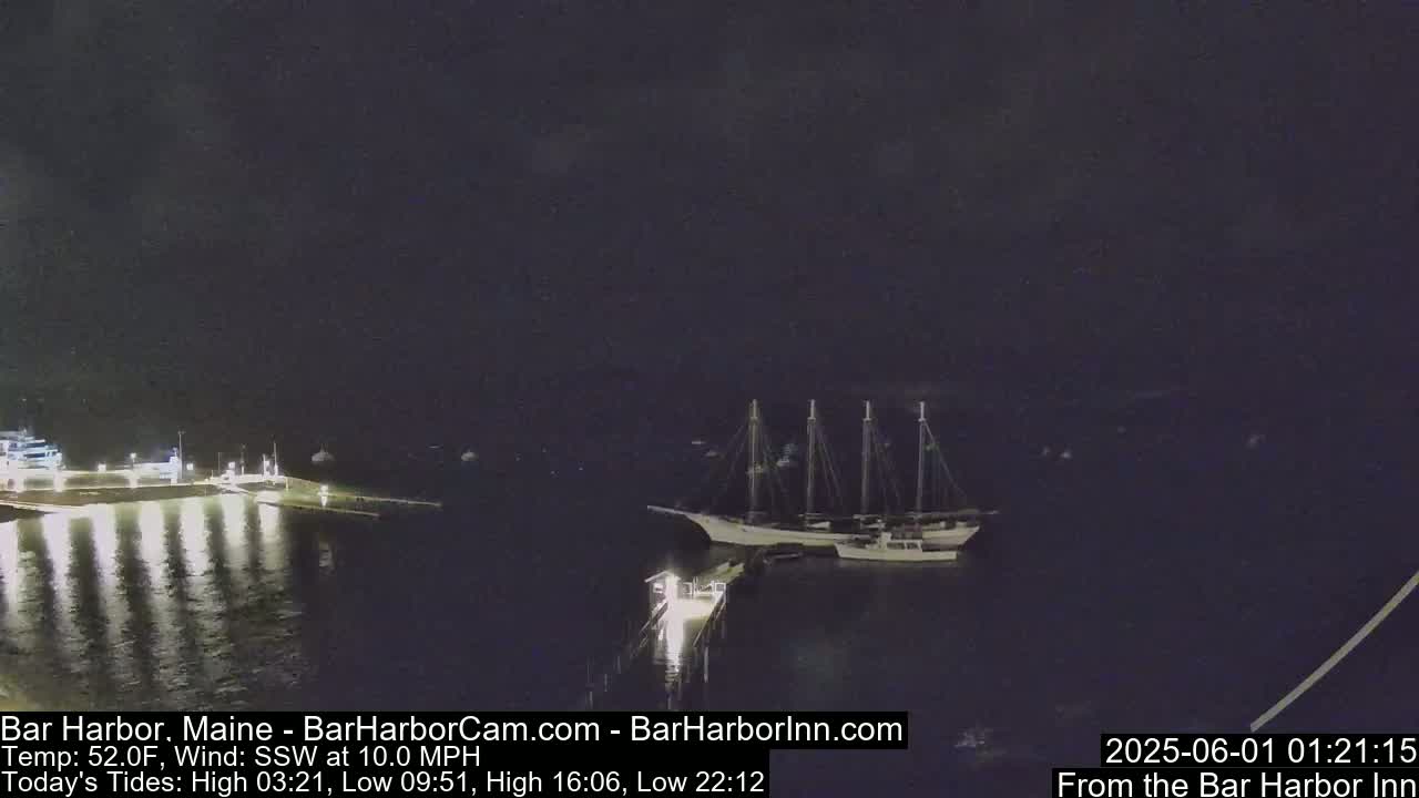 Bar Harbor North View Live Cam - Maine, USA