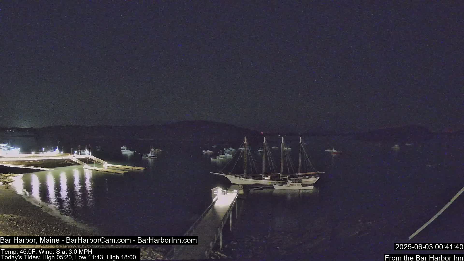 Bar Harbor North View Live Cam - Maine, USA