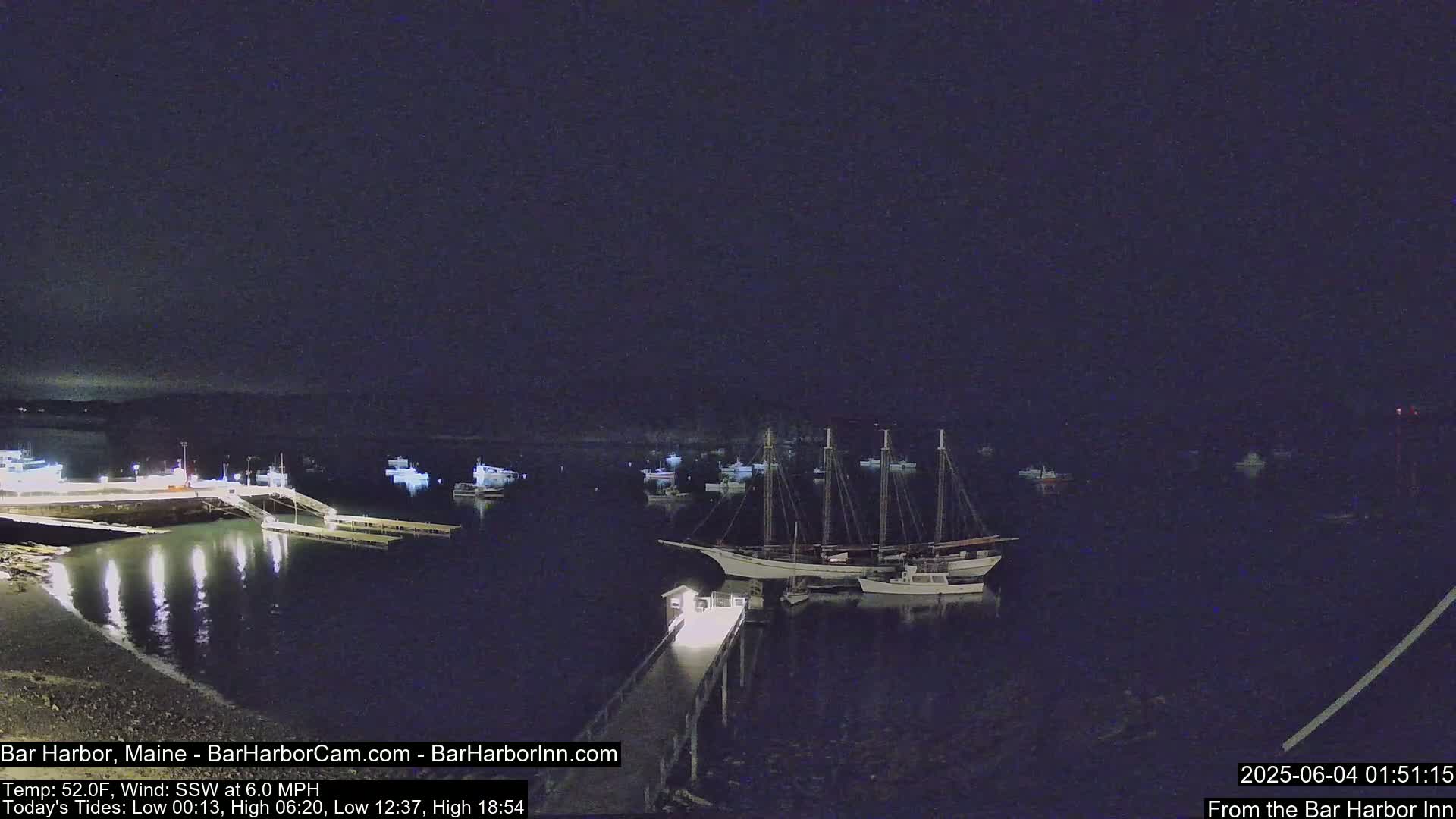 Bar Harbor North View Live Cam - Maine, USA