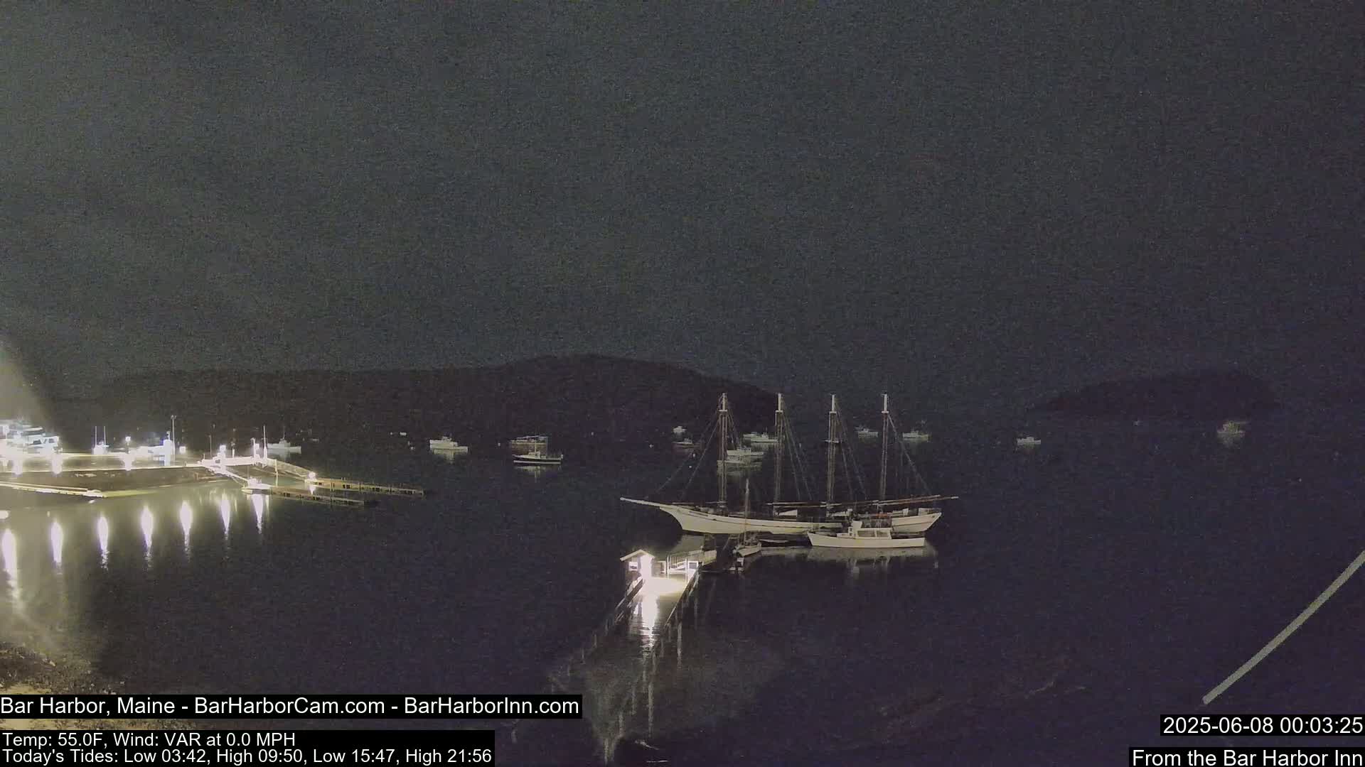 Bar Harbor North View Live Cam - Maine, USA