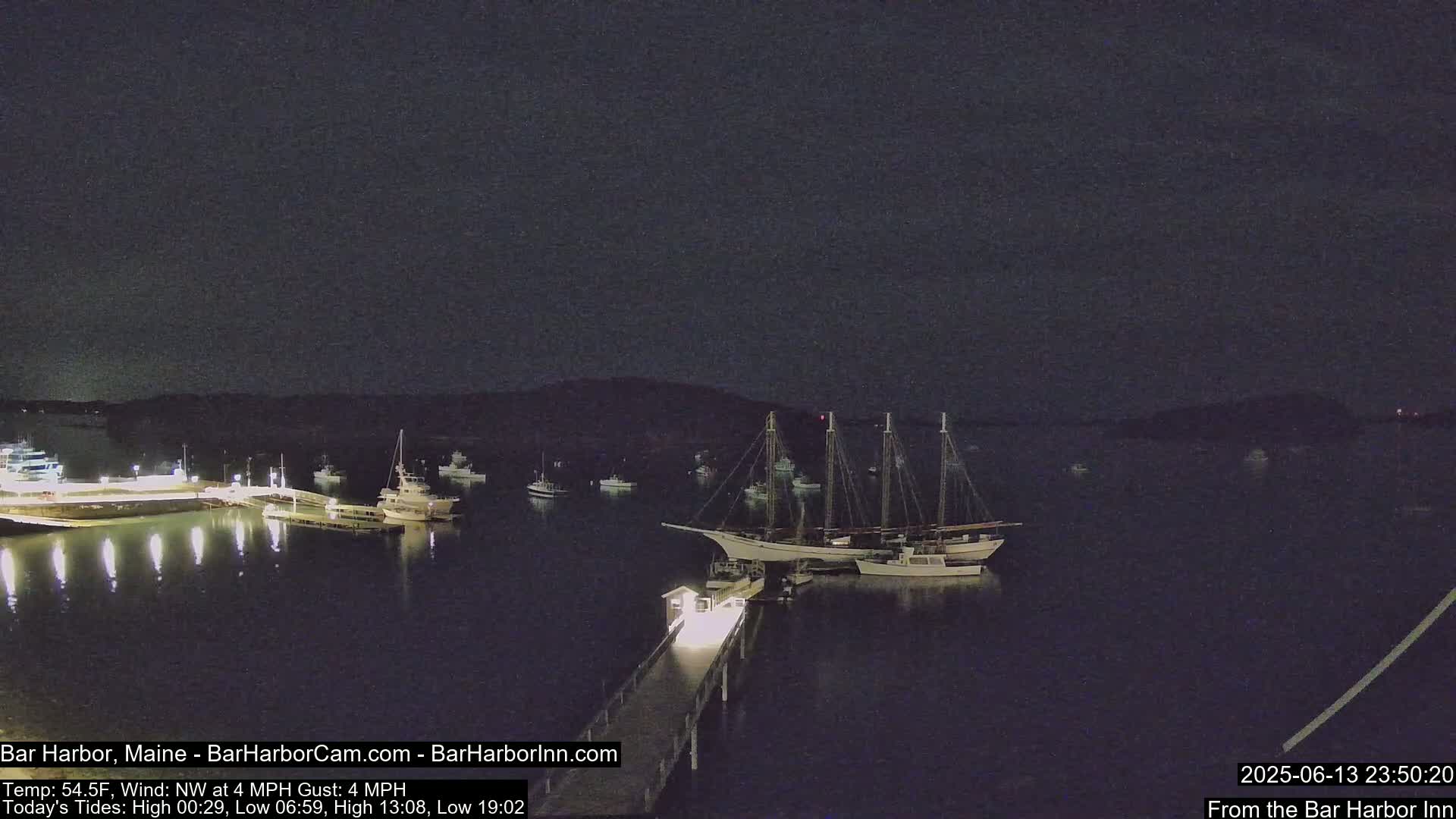 Bar Harbor North View Live Cam - Maine, USA