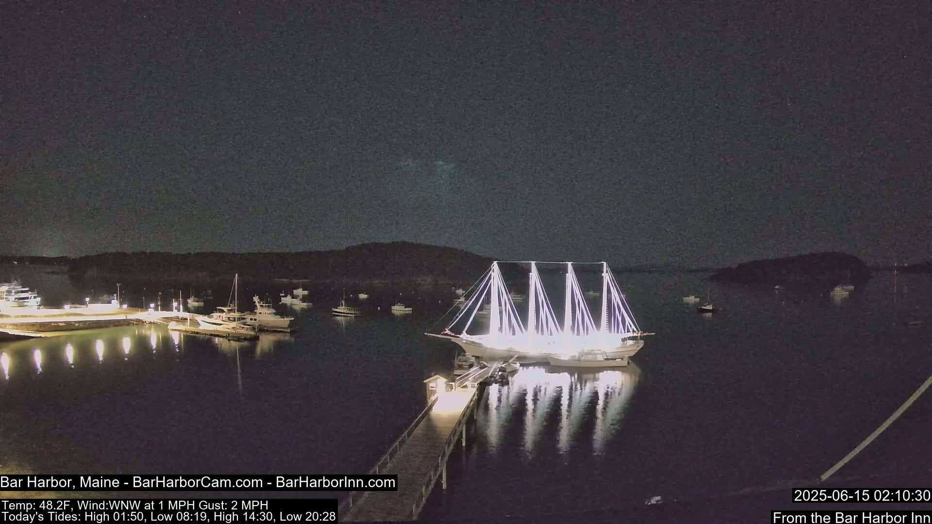 Bar Harbor North View Live Cam - Maine, USA