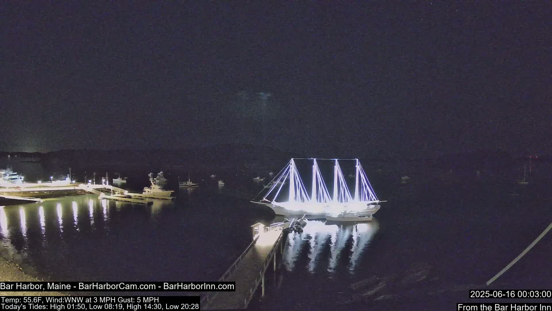 Bar Harbor North View Live Cam - Maine, USA