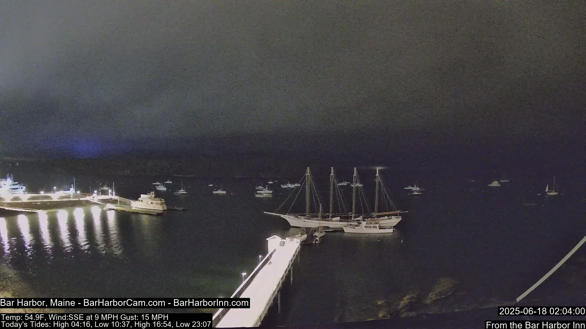 Bar Harbor North View Live Cam - Maine, USA
