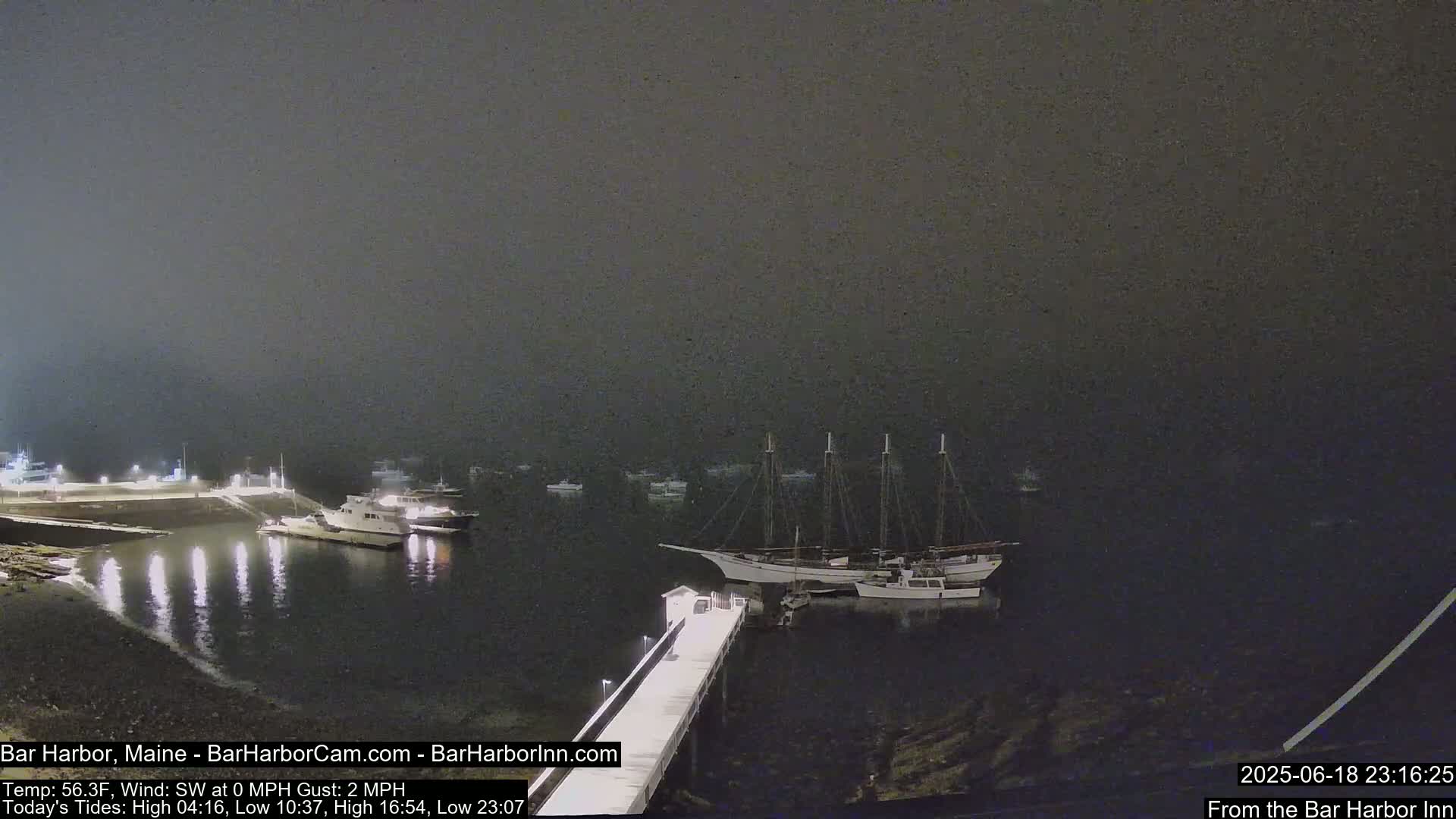 Bar Harbor North View Live Cam - Maine, USA