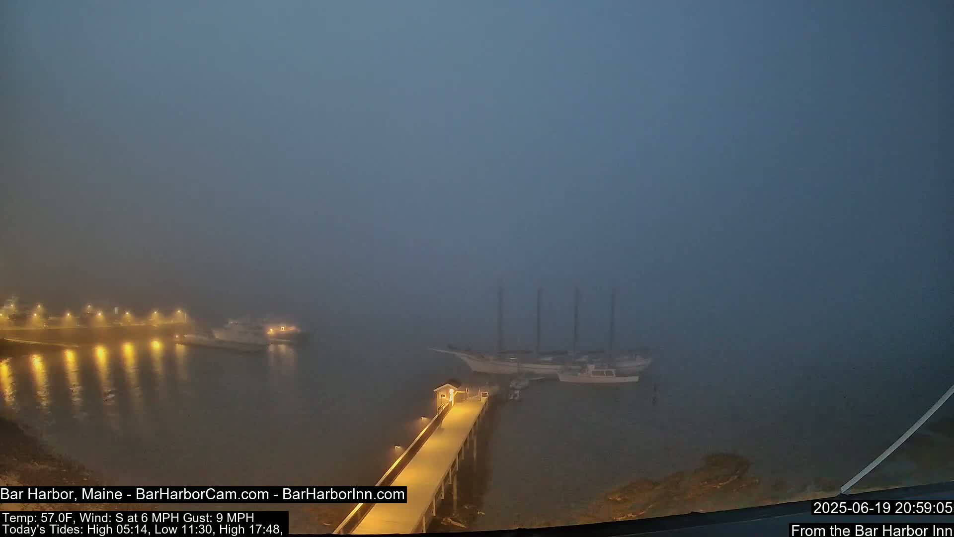 Bar Harbor North View Live Cam - Maine, USA