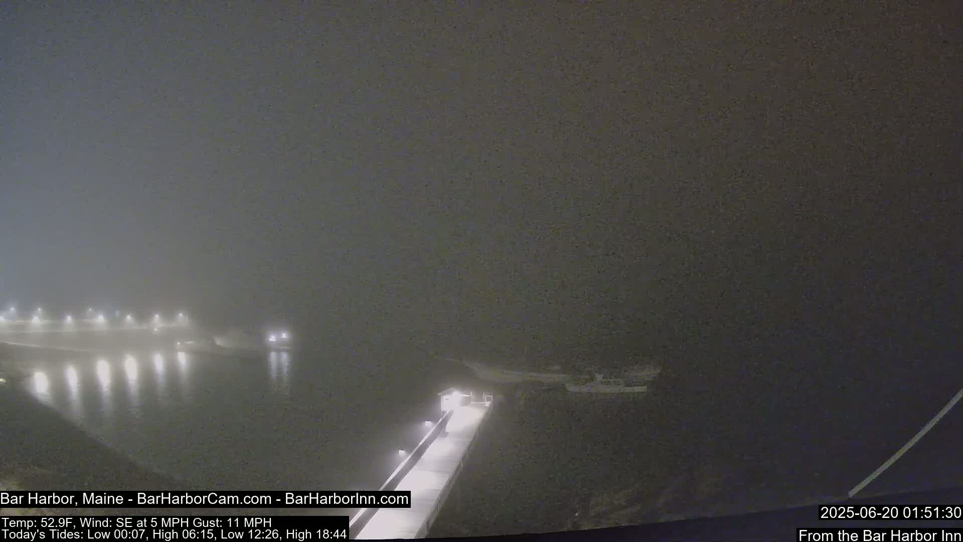 Bar Harbor North View Live Cam - Maine, USA