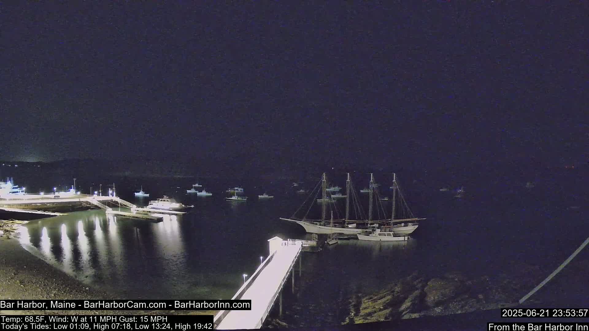 Bar Harbor North View Live Cam - Maine, USA