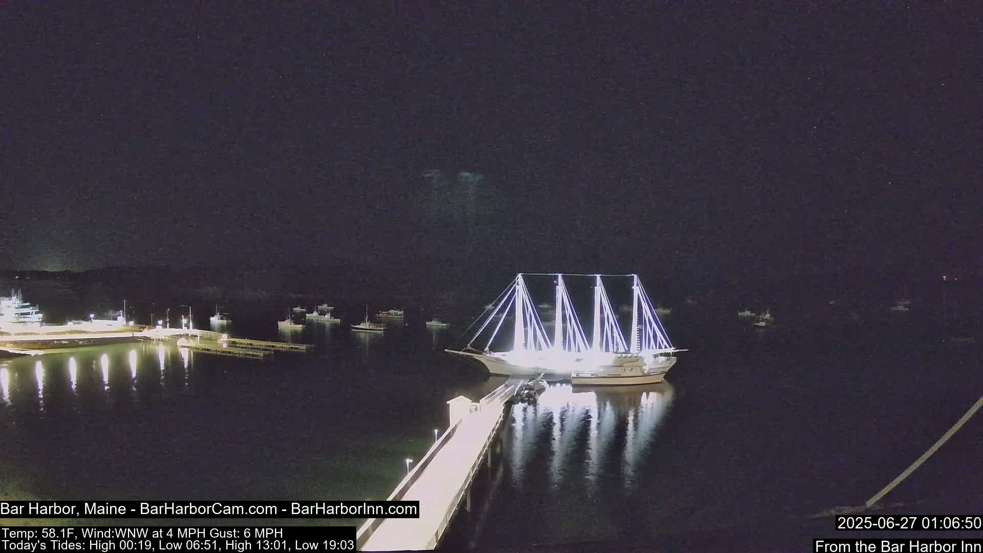 Bar Harbor North View Live Cam - Maine, USA