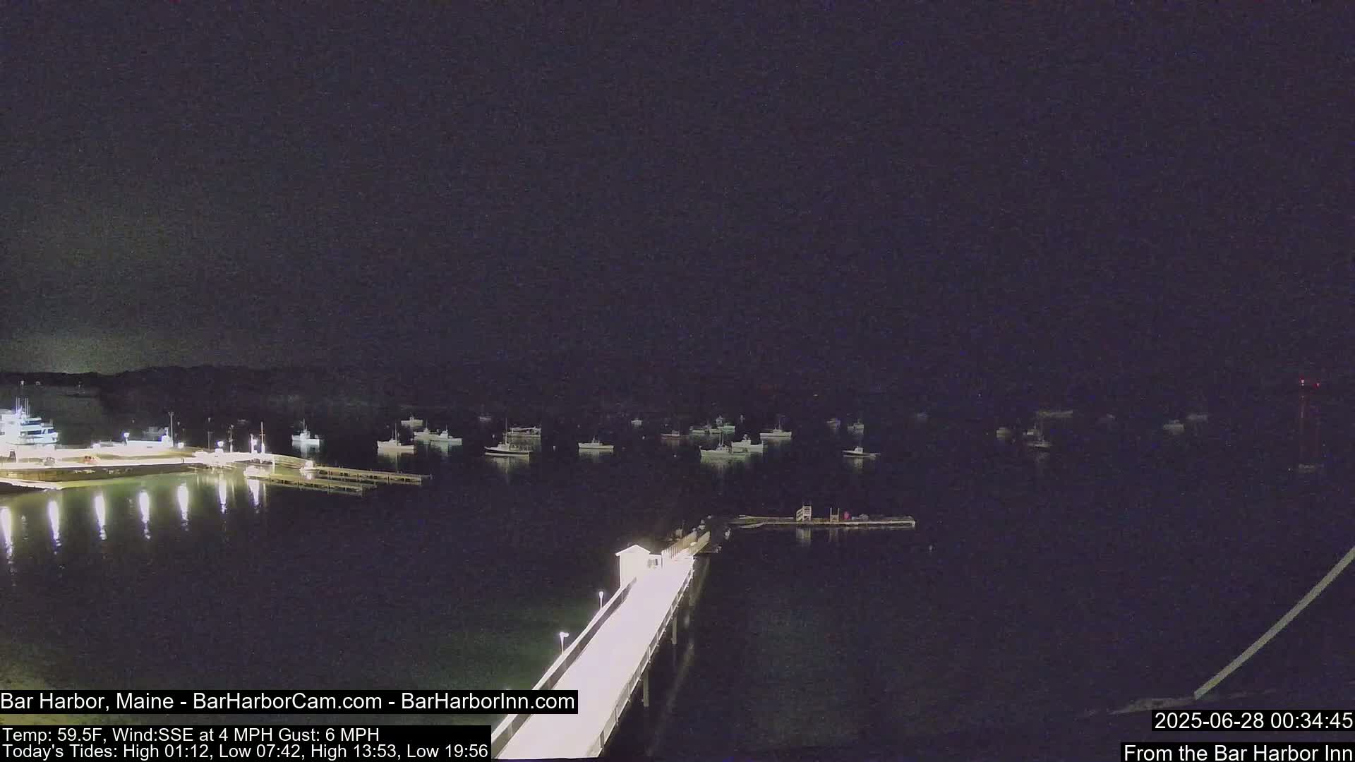 Bar Harbor North View Live Cam - Maine, USA