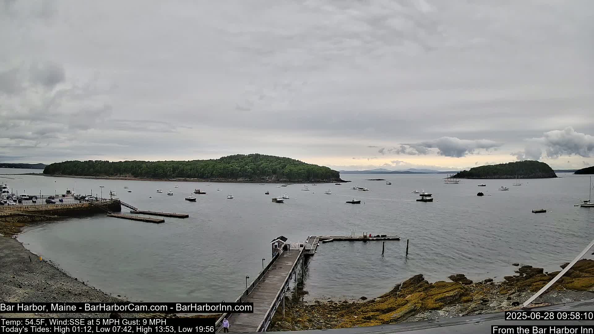 Bar Harbor North View Live Cam - Maine, USA