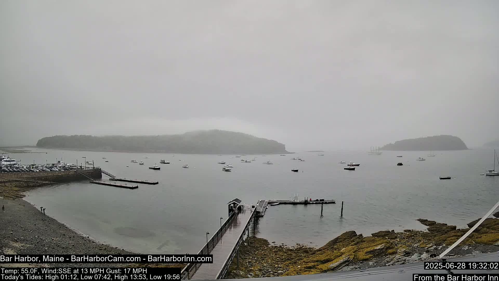Bar Harbor North View Live Cam - Maine, USA