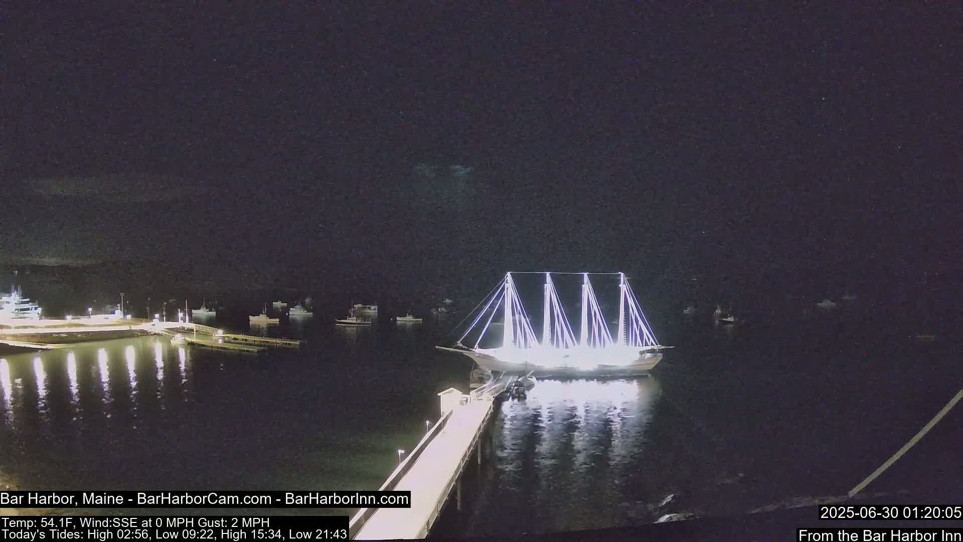 Bar Harbor North View Live Cam - Maine, USA