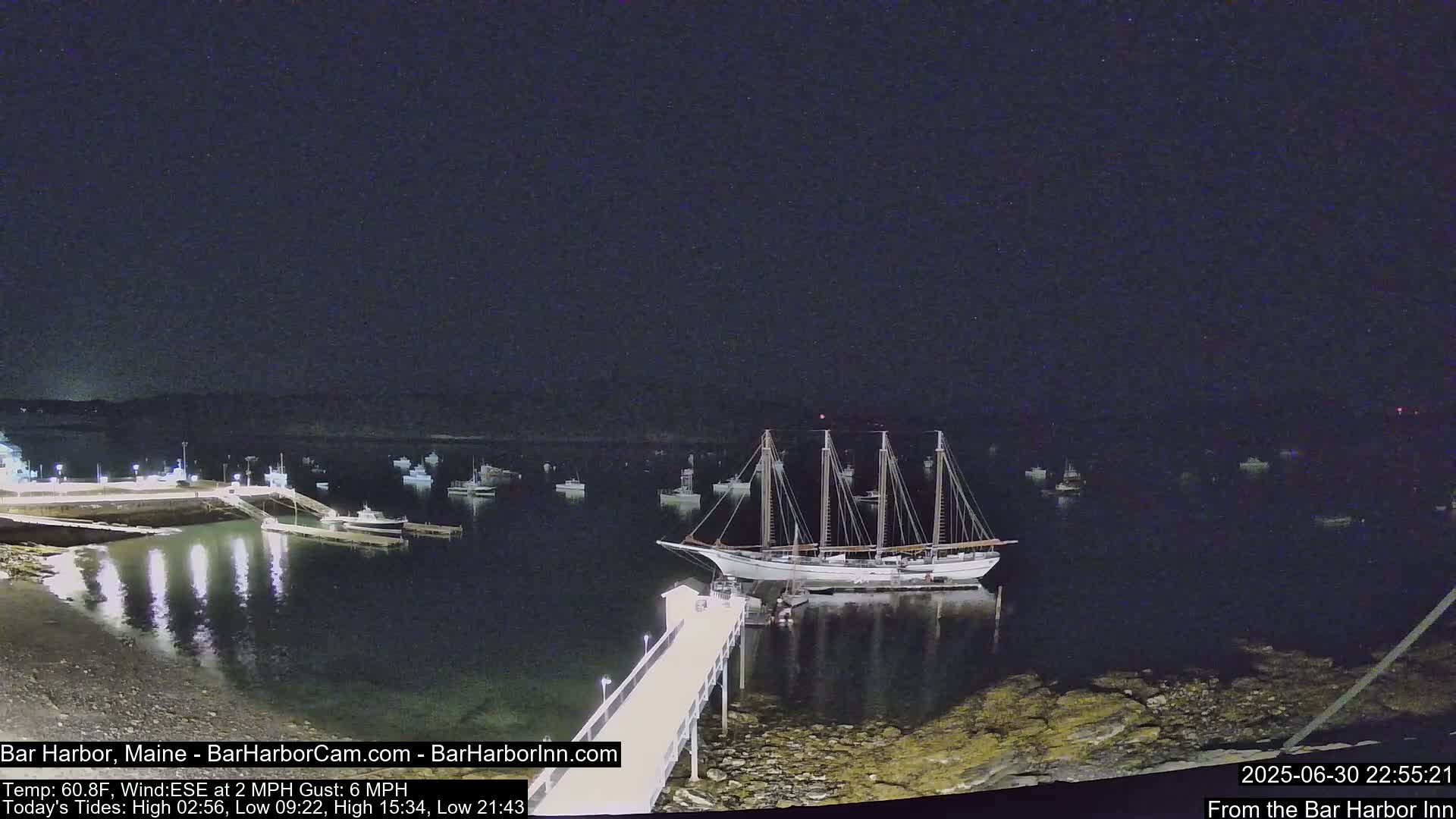 Bar Harbor North View Live Cam - Maine, USA
