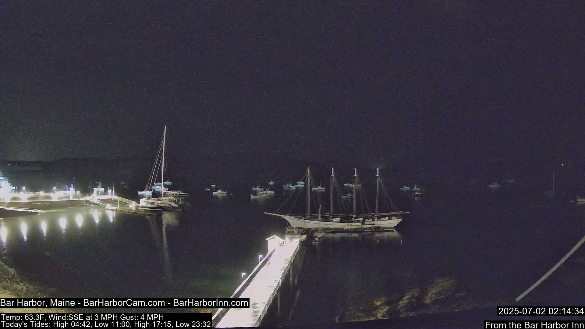 Bar Harbor North View Live Cam - Maine, USA