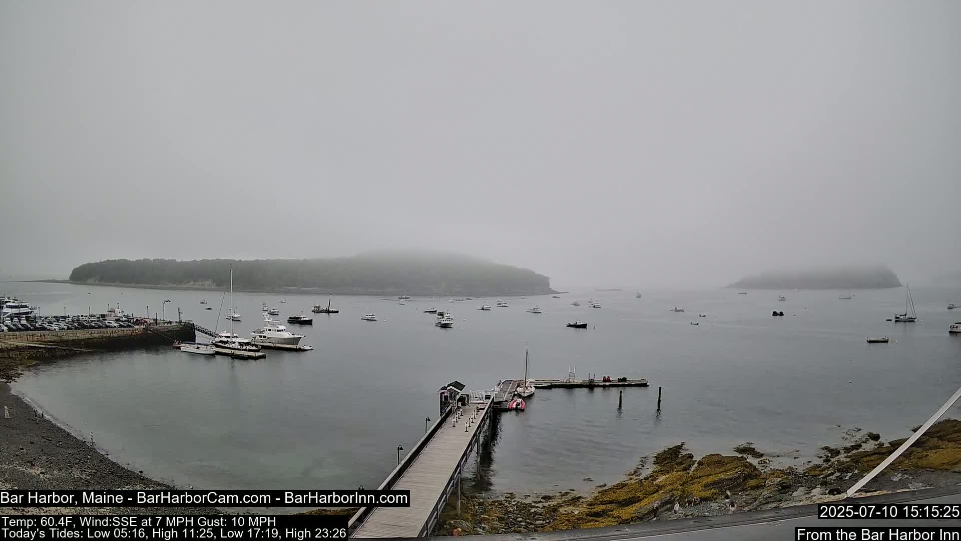 Bar Harbor North View Live Cam - Maine, USA