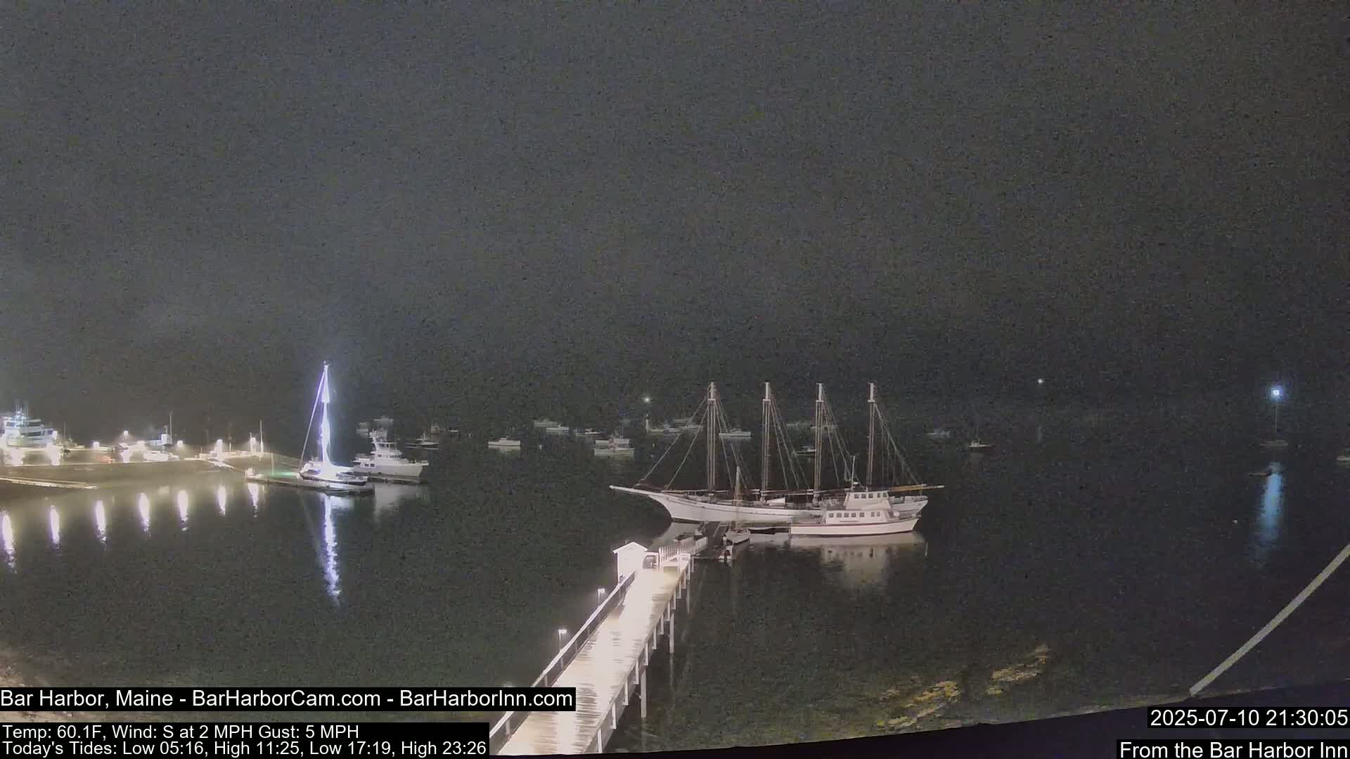 Bar Harbor North View Live Cam - Maine, USA