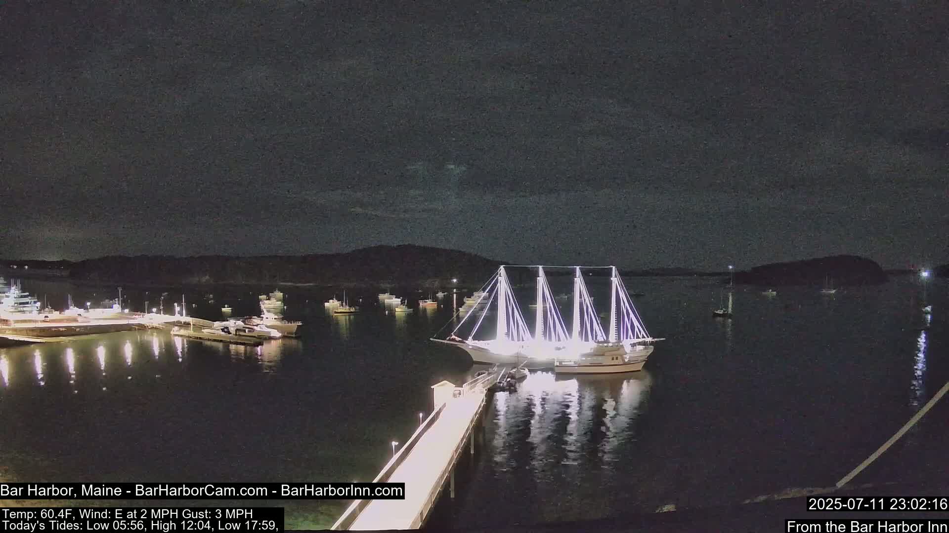 Bar Harbor North View Live Cam - Maine, USA
