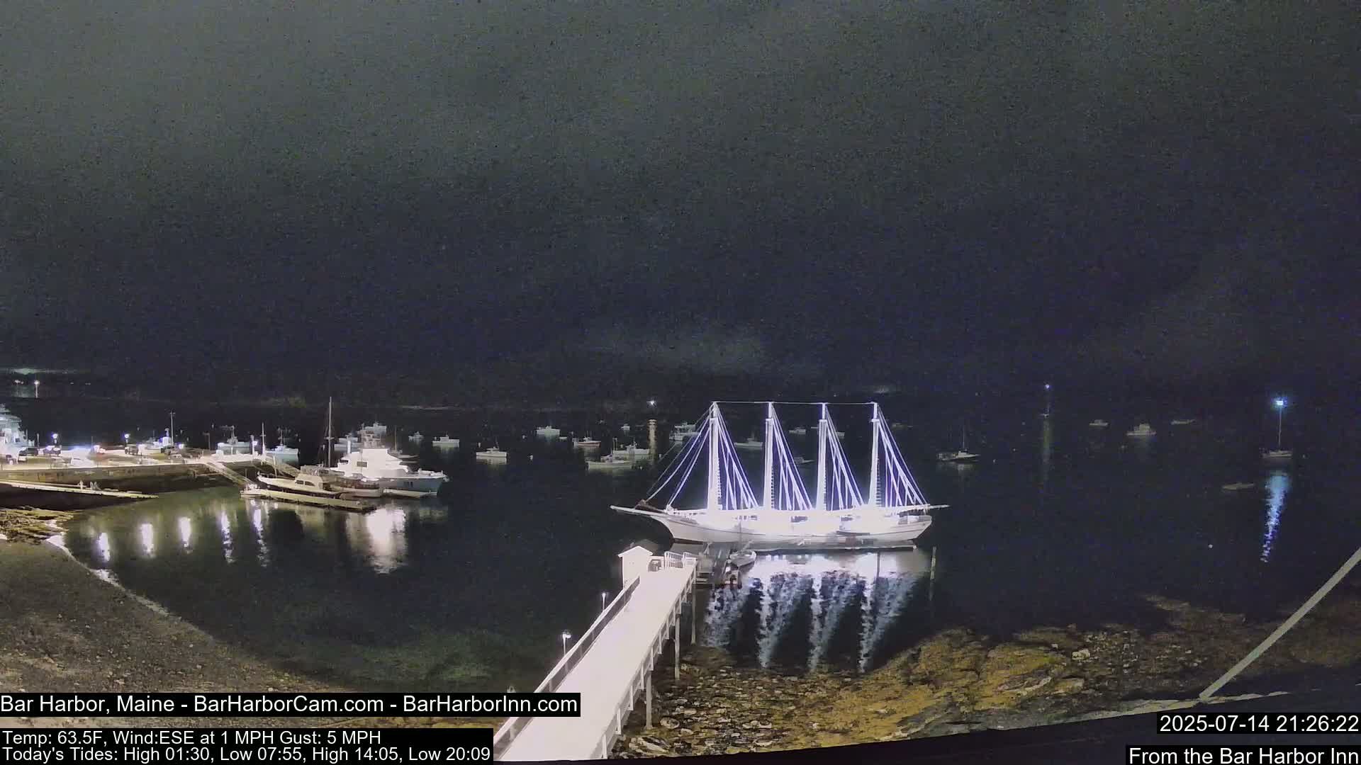 Bar Harbor North View Live Cam - Maine, USA