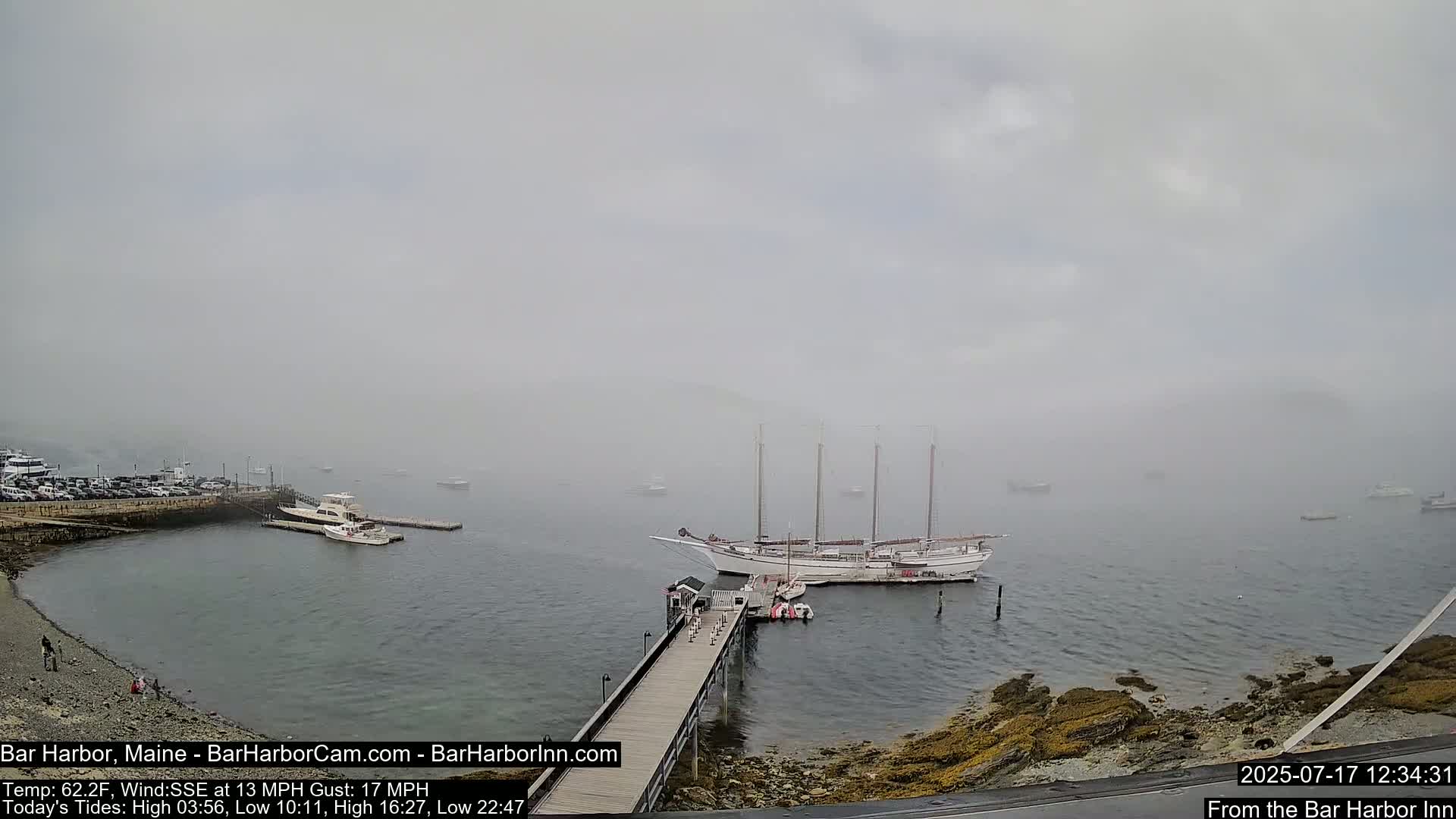 Bar Harbor North View Live Cam - Maine, USA