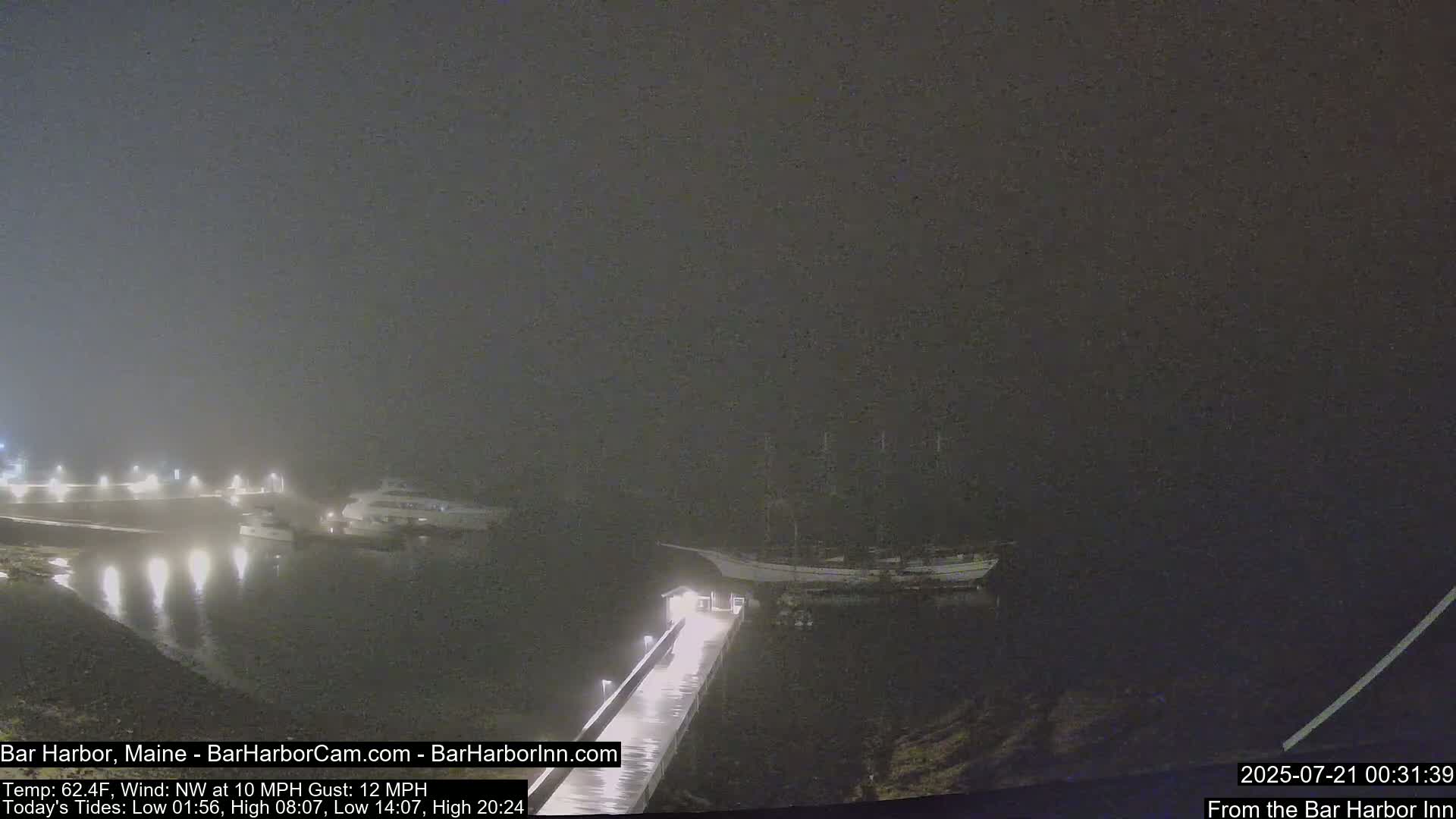 Bar Harbor North View Live Cam - Maine, USA