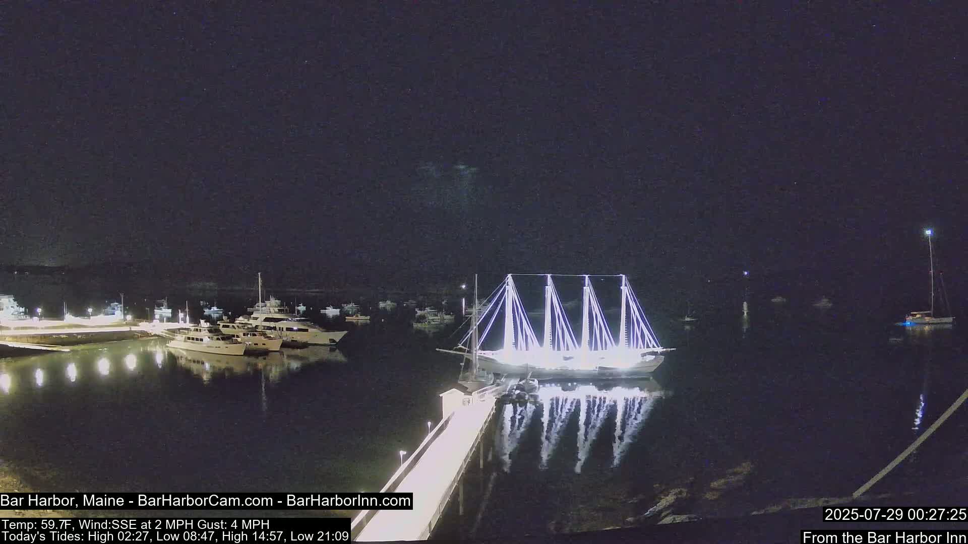 Bar Harbor North View Live Cam - Maine, USA