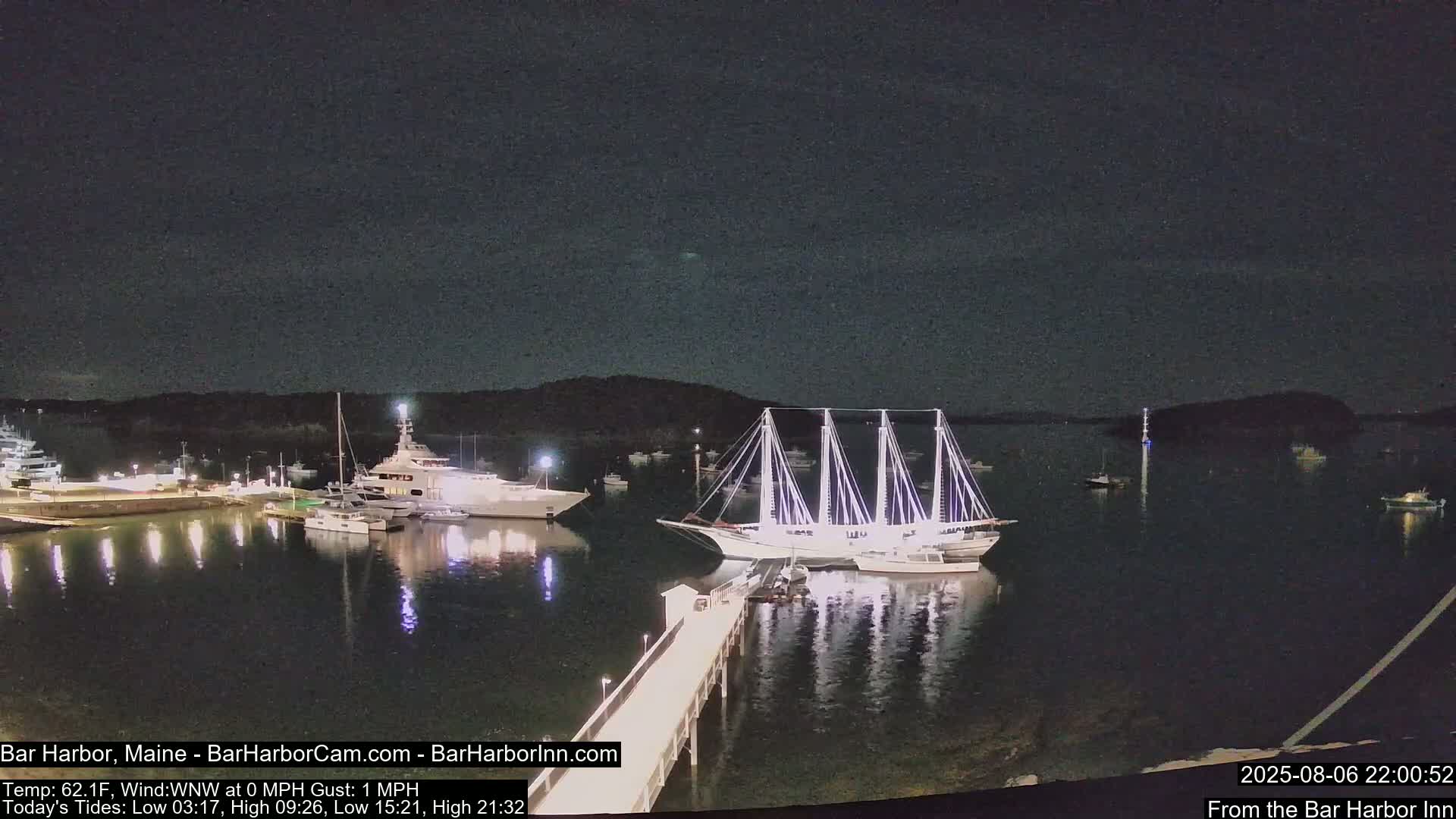 Bar Harbor North View Live Cam - Maine, USA
