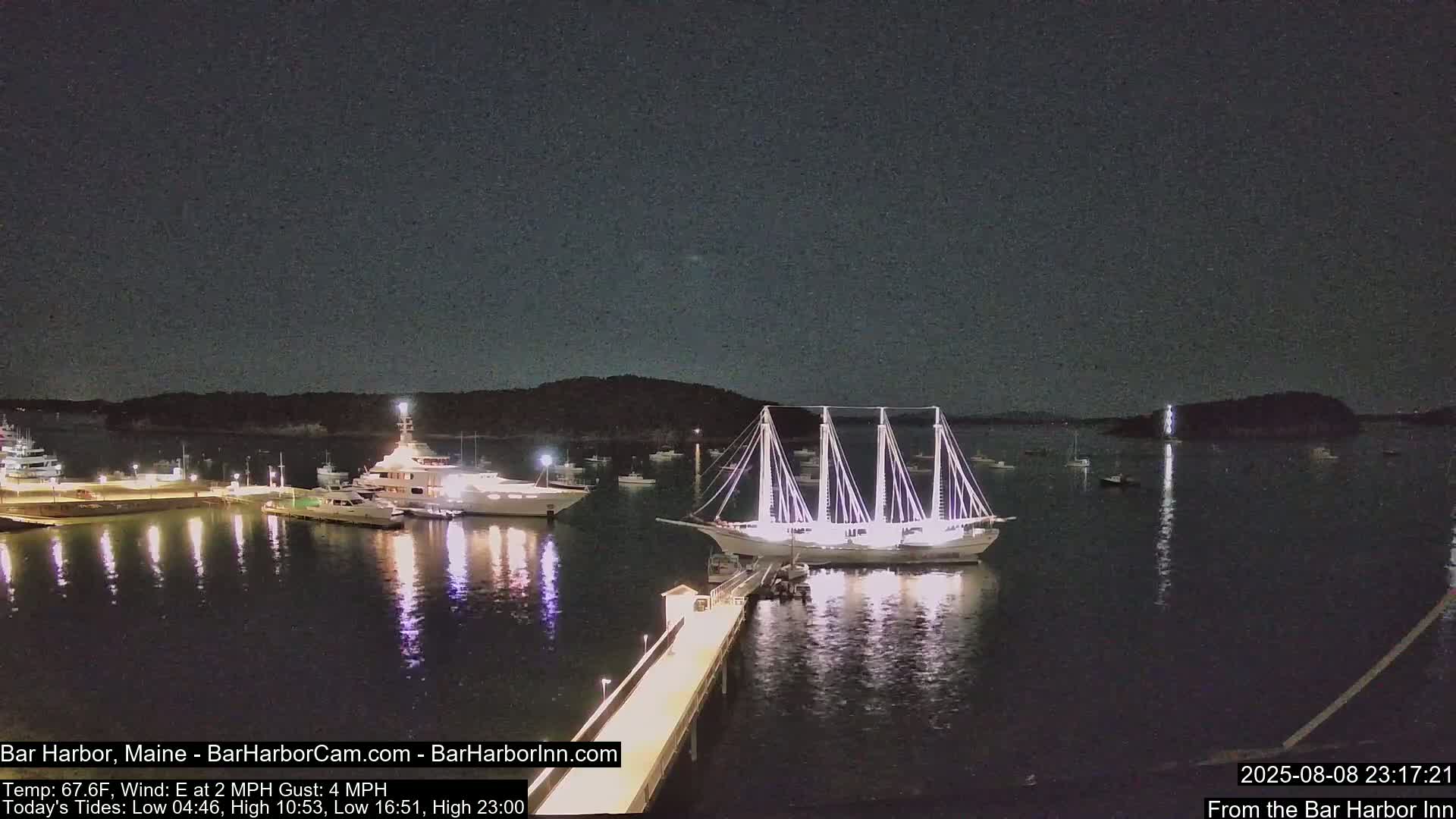 Bar Harbor North View Live Cam - Maine, USA
