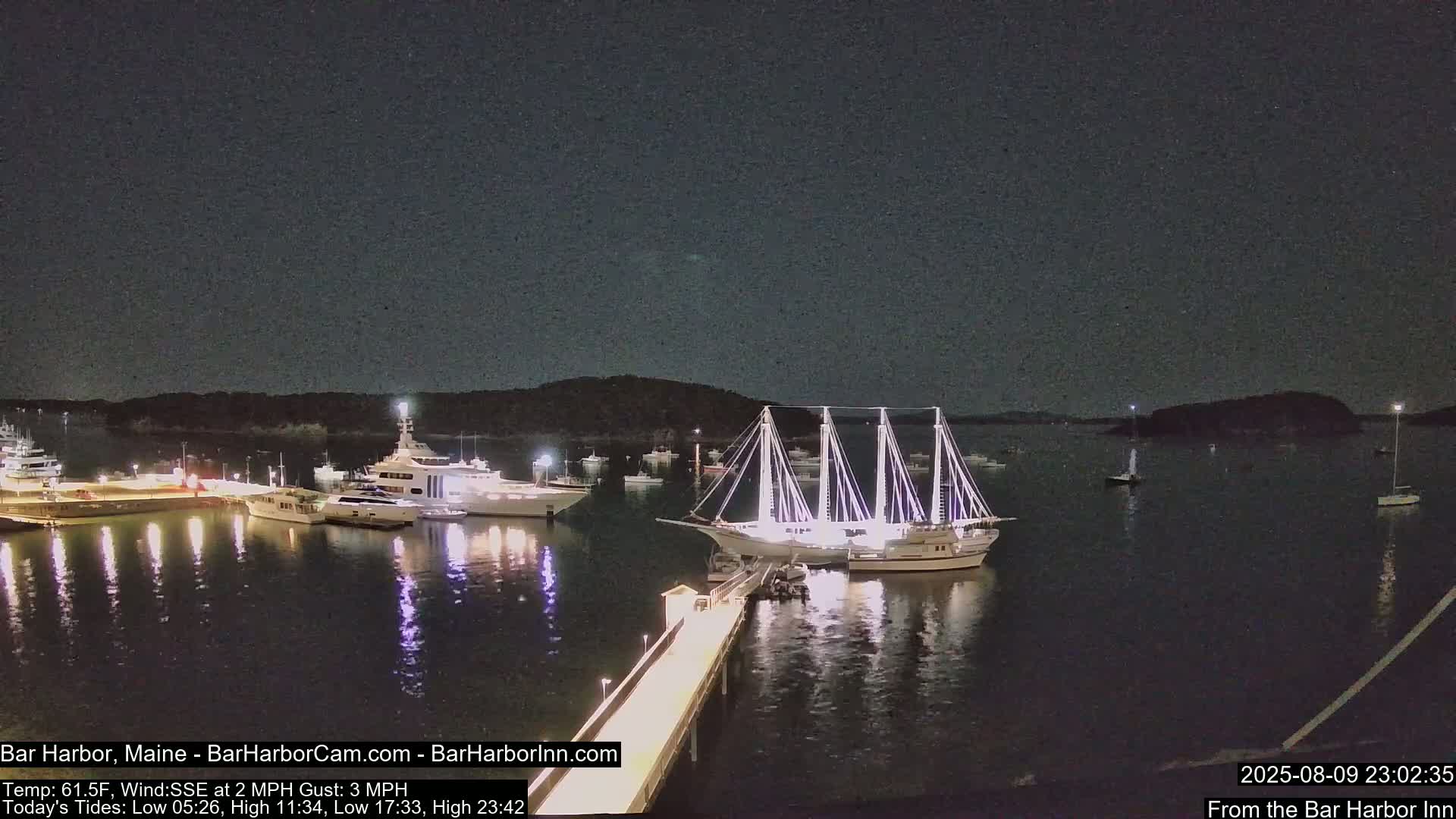 Bar Harbor North View Live Cam - Maine, USA