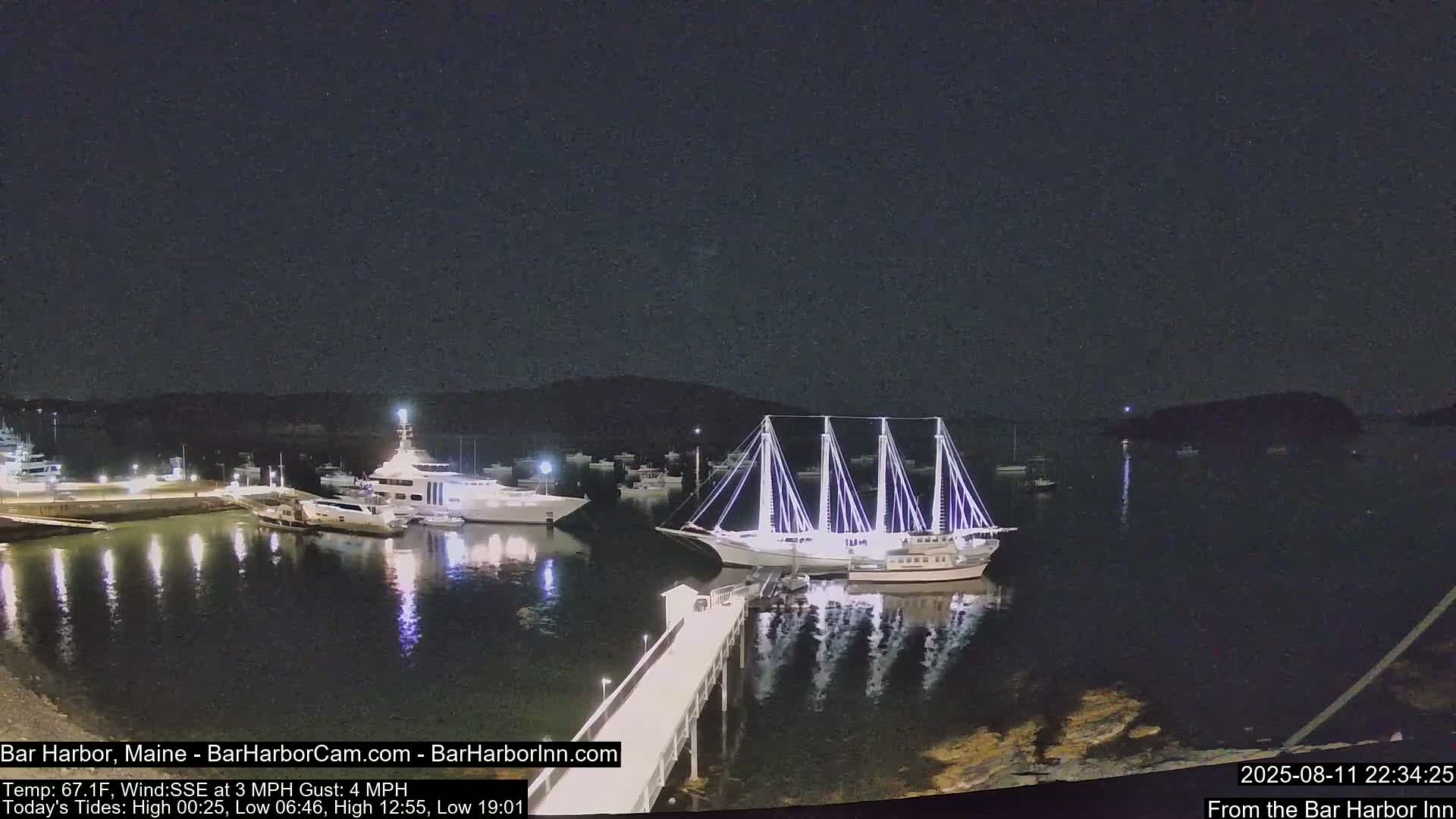 Bar Harbor North View Live Cam - Maine, USA