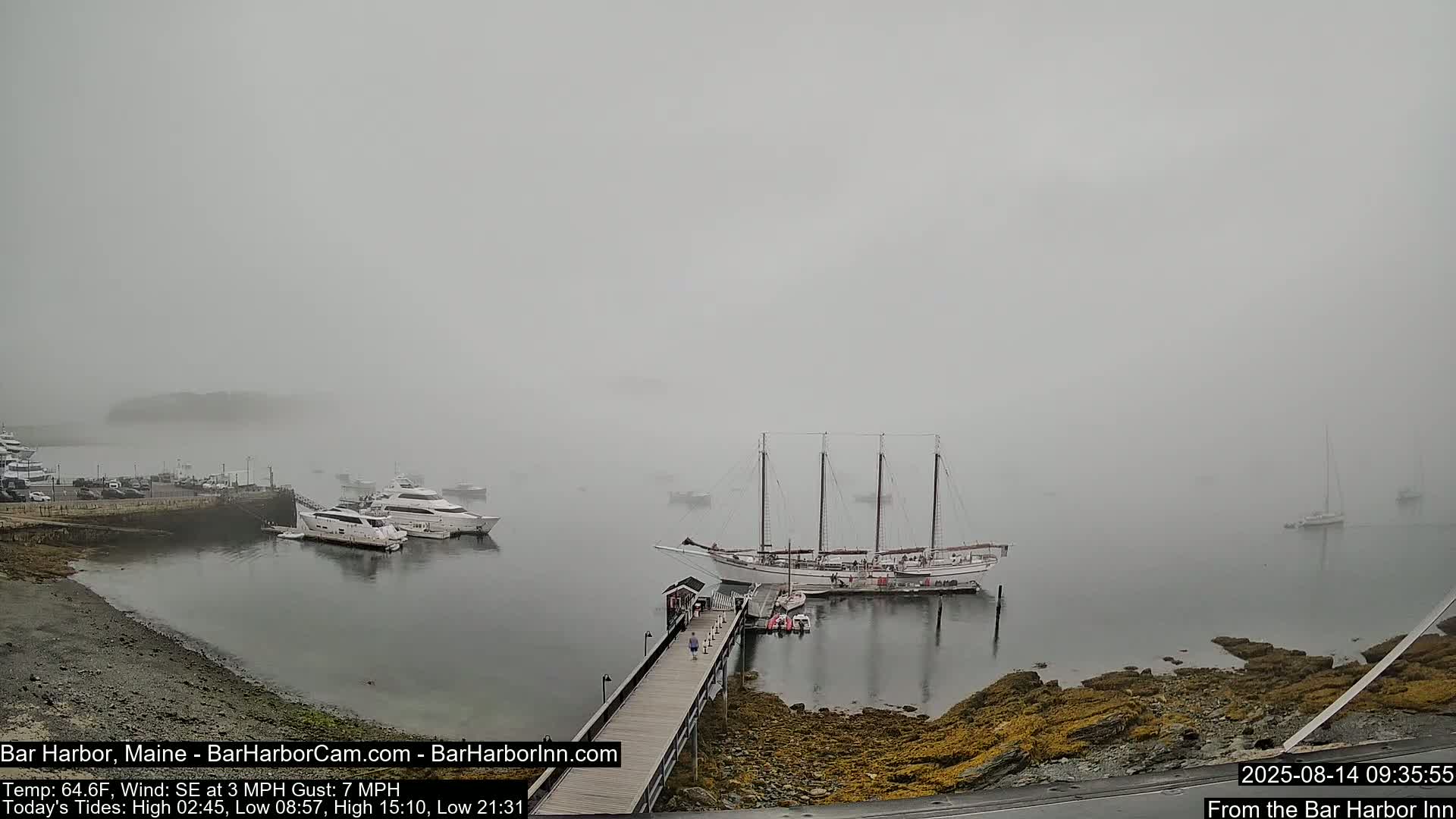 Bar Harbor North View Live Cam - Maine, USA