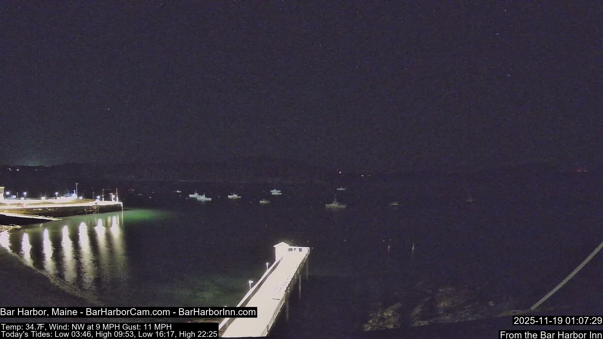 Bar Harbor North View Live Cam - Maine, USA