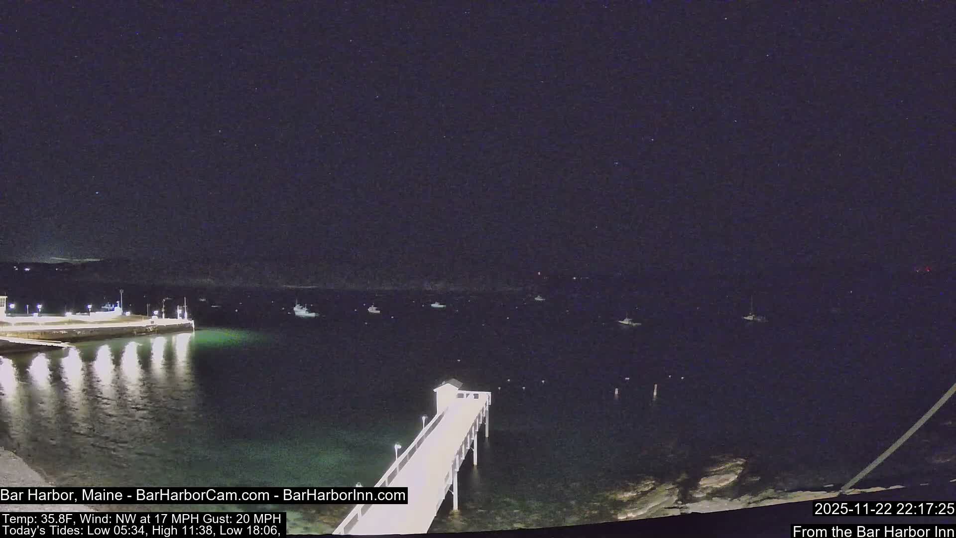 Bar Harbor North View Live Cam - Maine, USA