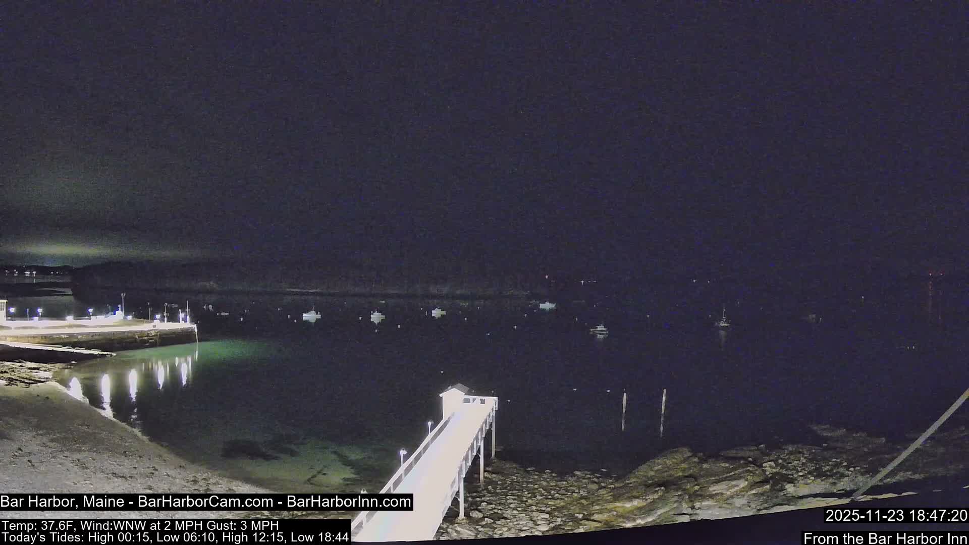 Bar Harbor North View Live Cam - Maine, USA