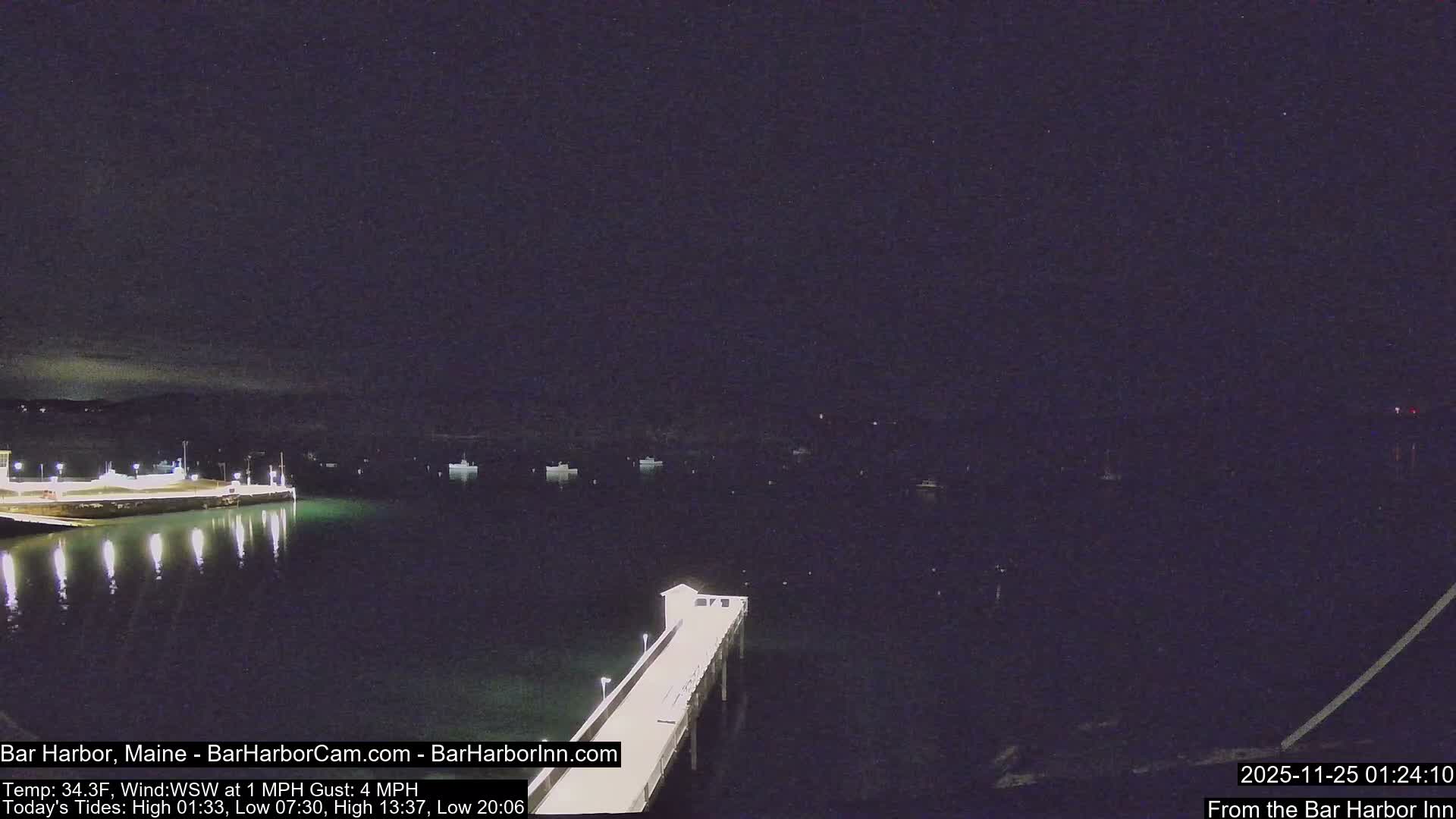 Bar Harbor North View Live Cam - Maine, USA