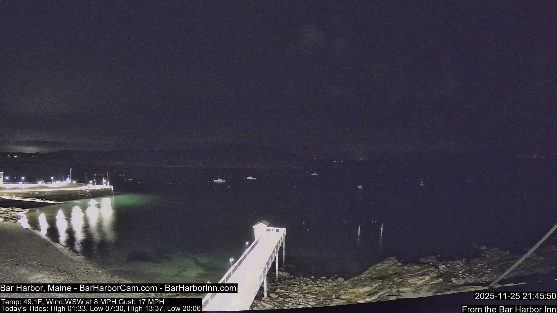 Bar Harbor North View Live Cam - Maine, USA