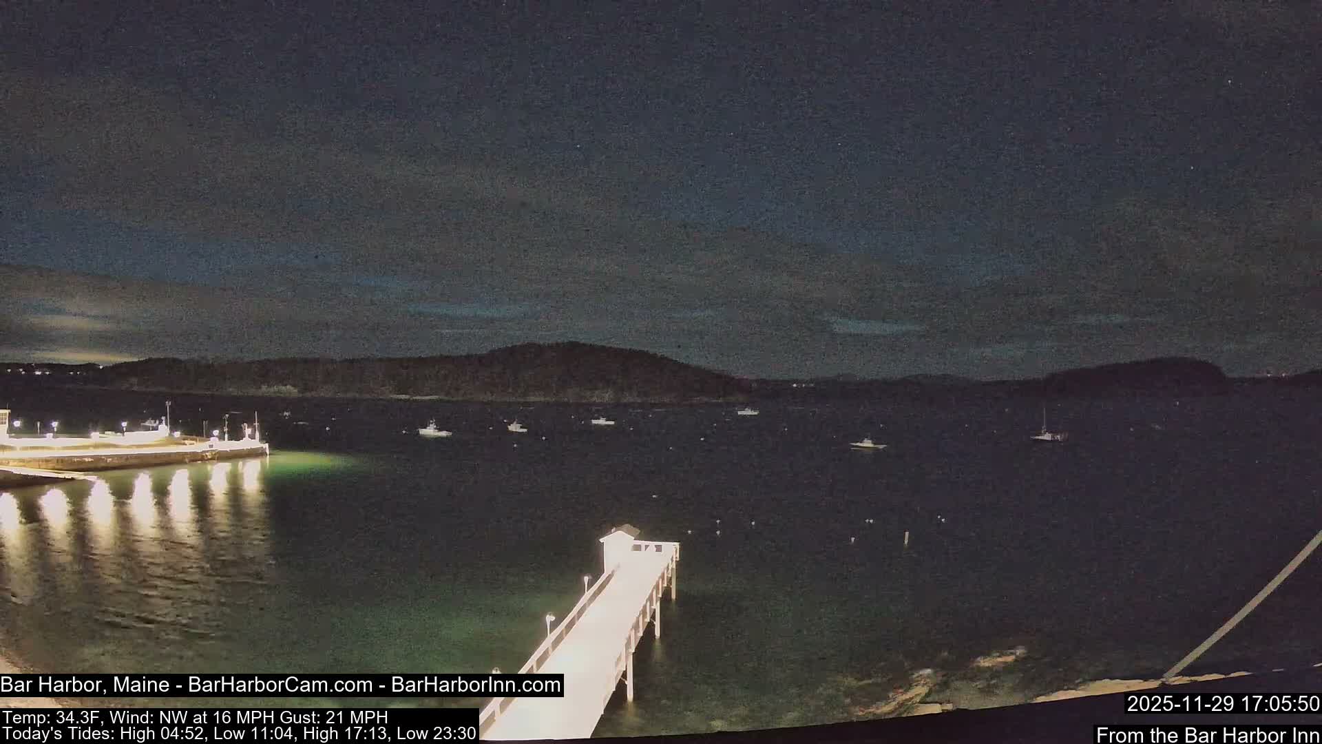 Bar Harbor North View Live Cam - Maine, USA