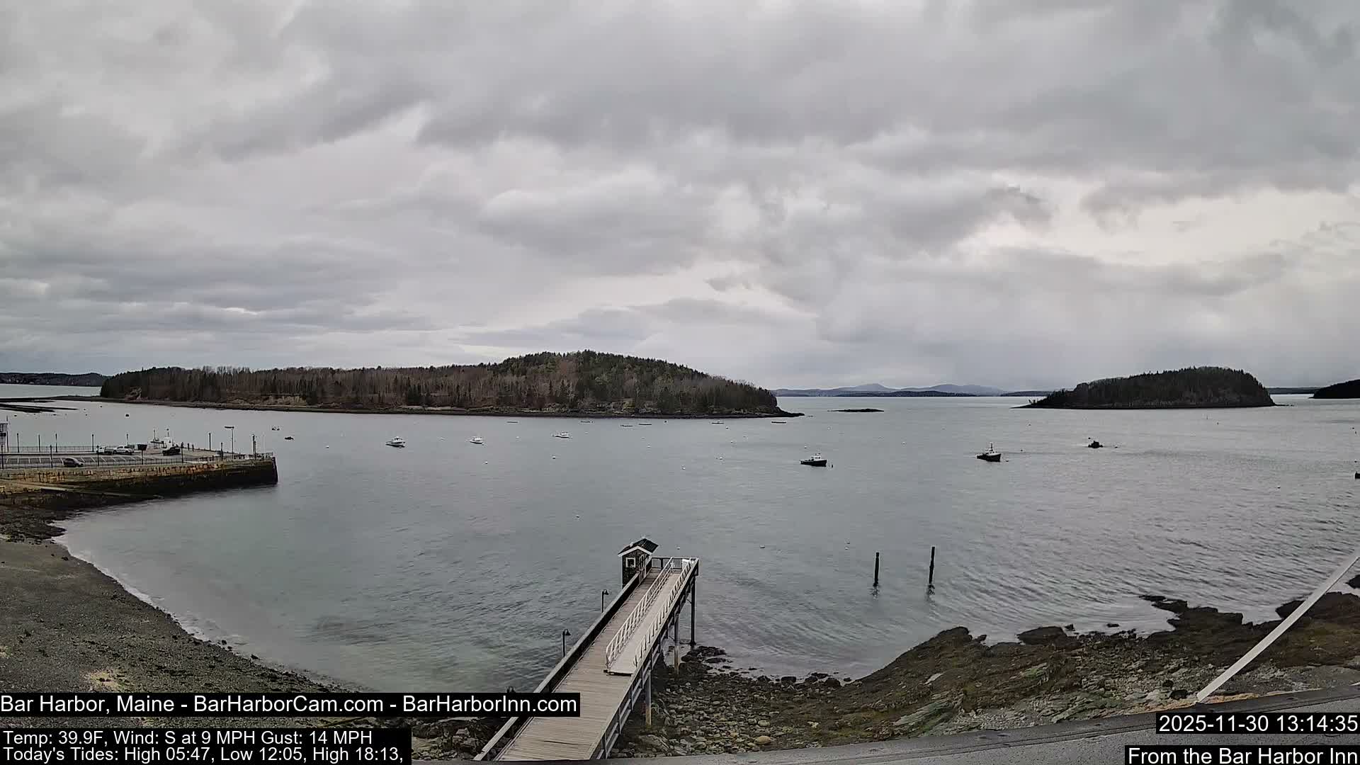 Bar Harbor North View Live Cam - Maine, USA